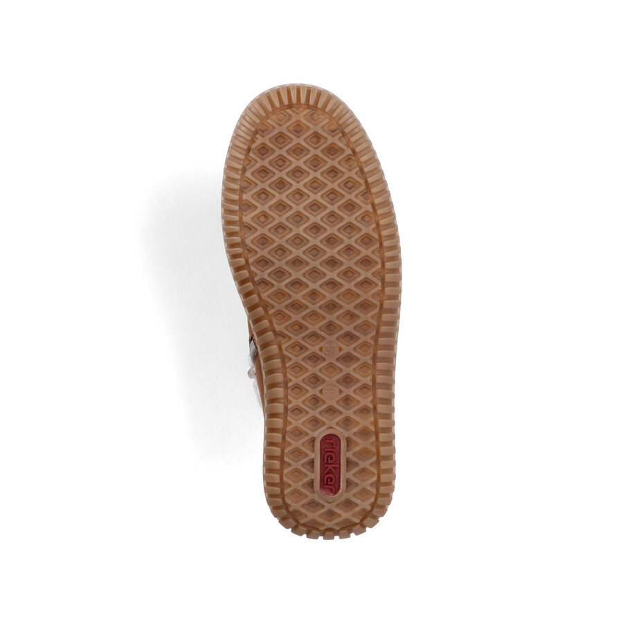 braune damenstiefel mit reißverschluss rieker 74260-25