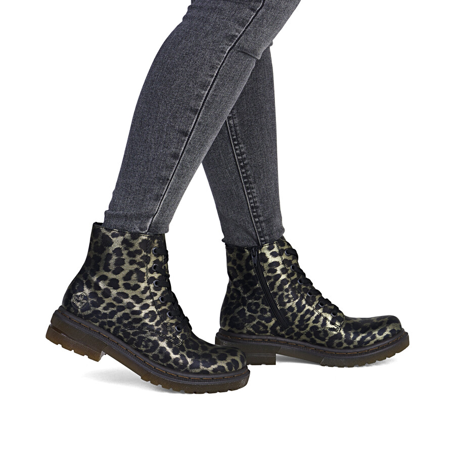 mehrreihige stiefel für damen rieker 78240-90