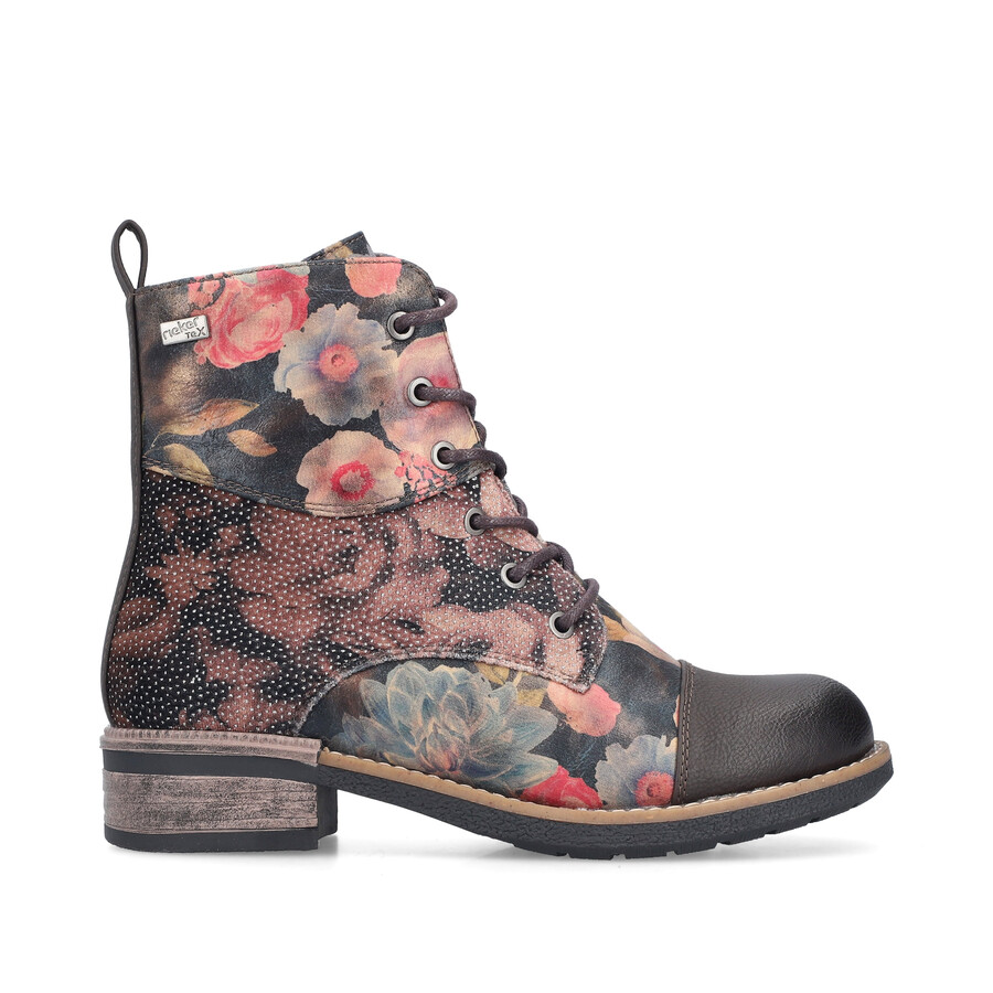 mehrreihige damenstiefel mit reißverschluss rieker 94611-91