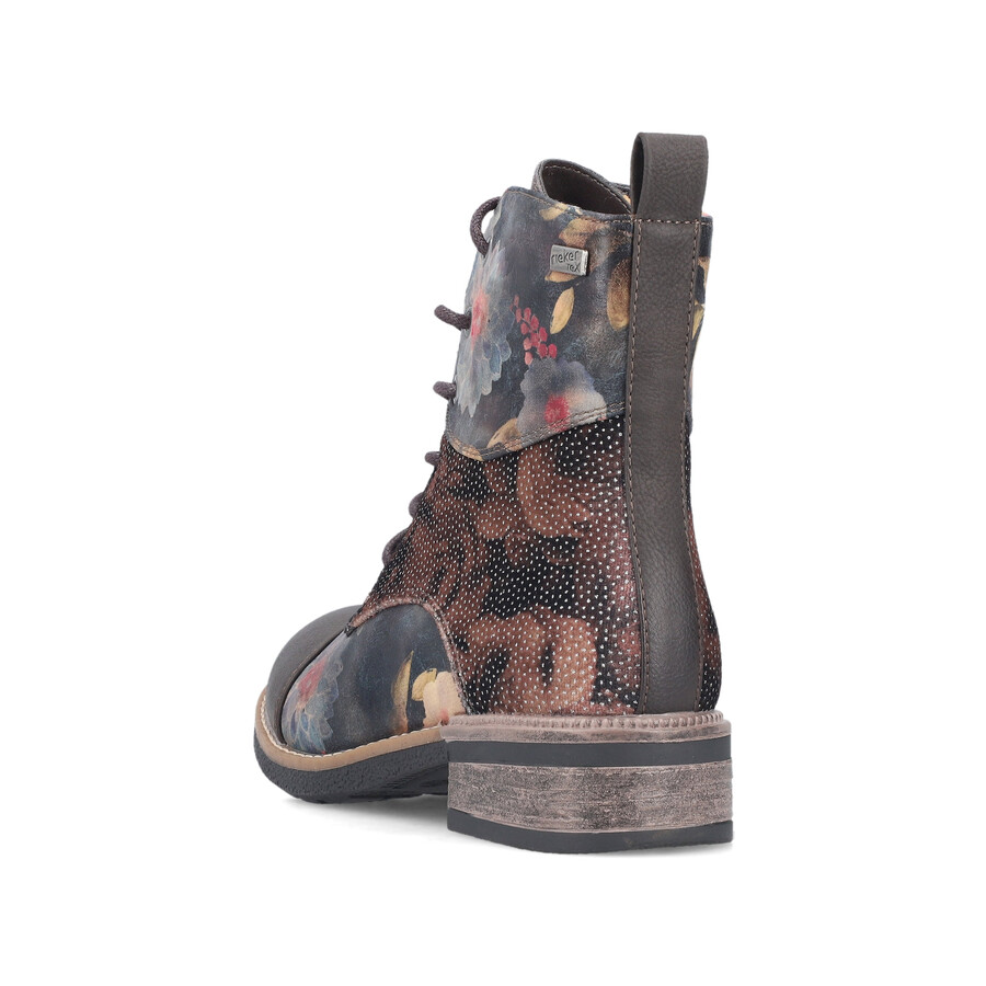 mehrreihige damenstiefel mit reißverschluss rieker 94611-91