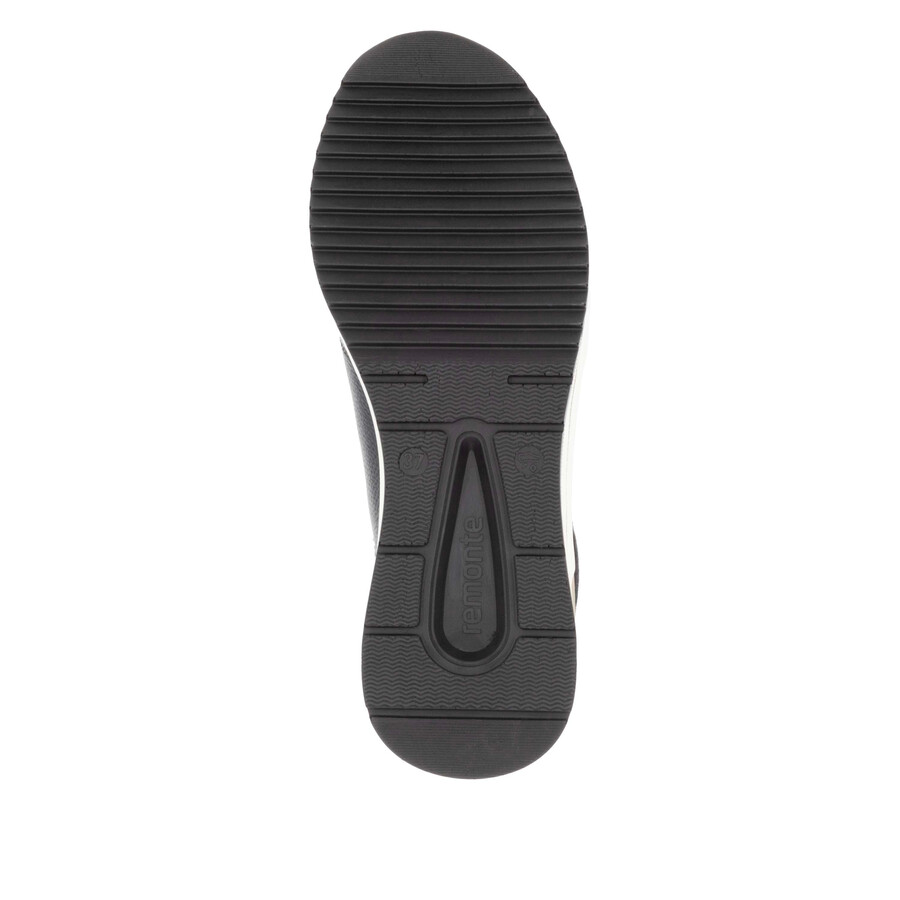 schwarze damen-stiefeletten mit reißverschluss remonte d0t77-02