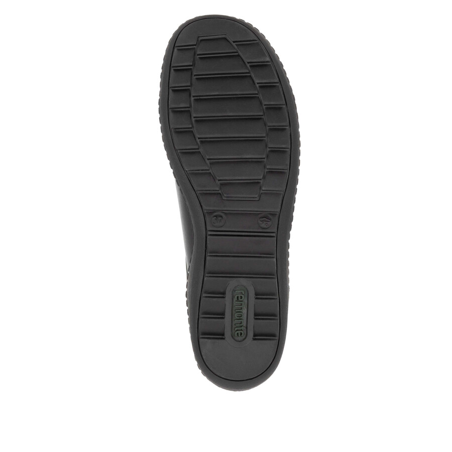 schwarze damen-stiefeletten mit reißverschluss remonte r1458-03