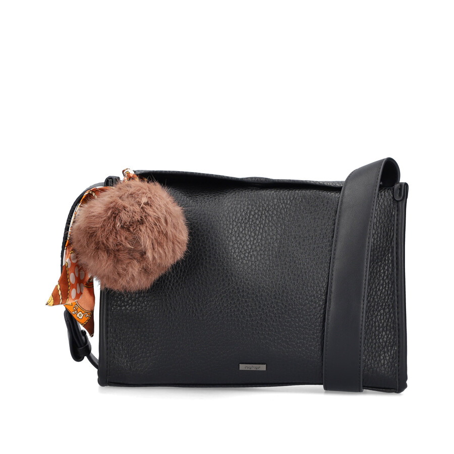 schwarze taschen für damen rieker h1656-00