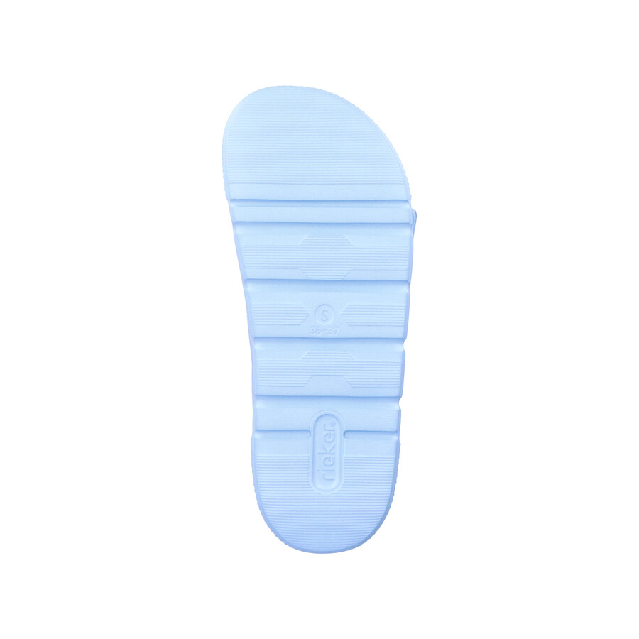 blaue schnallensandalen für damen rieker p2180-10