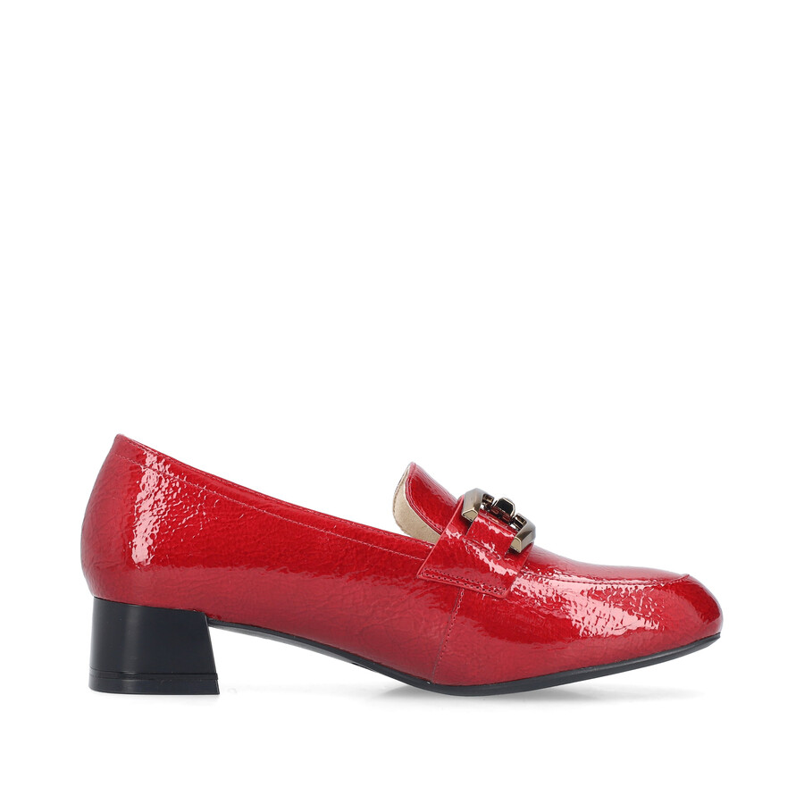 rote slipper für damen rieker 45052-33