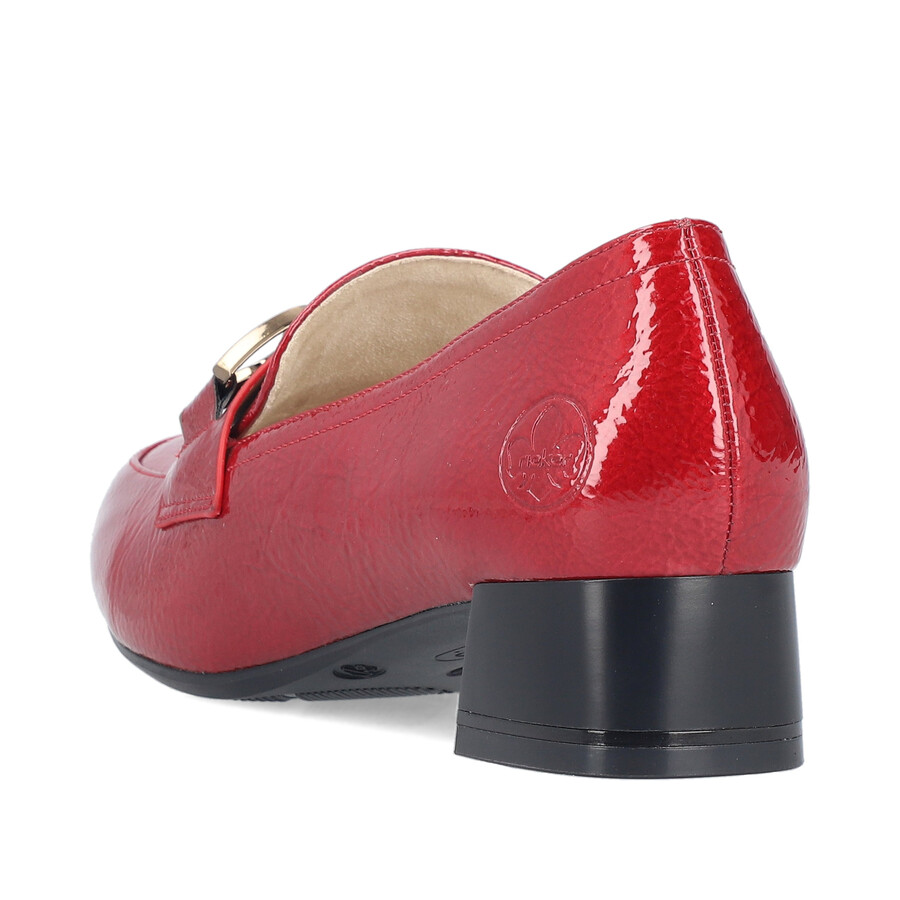 rote slipper für damen rieker 45052-33