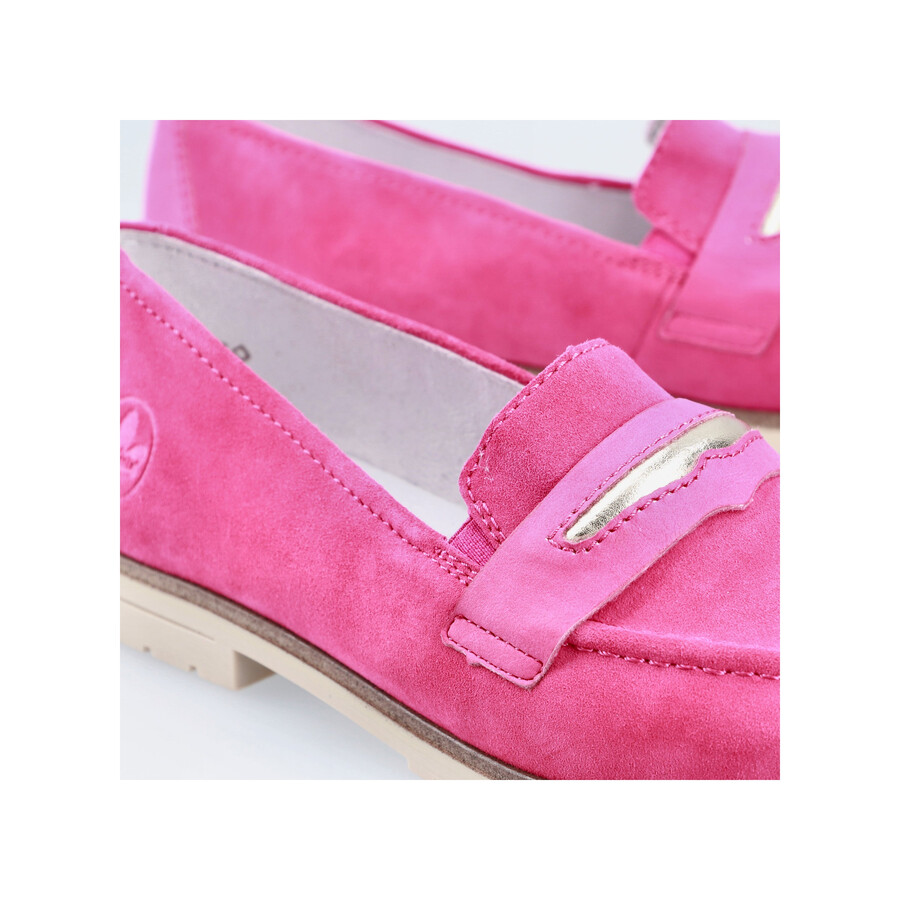 rosa elastische damenschuhe rieker 45301-31