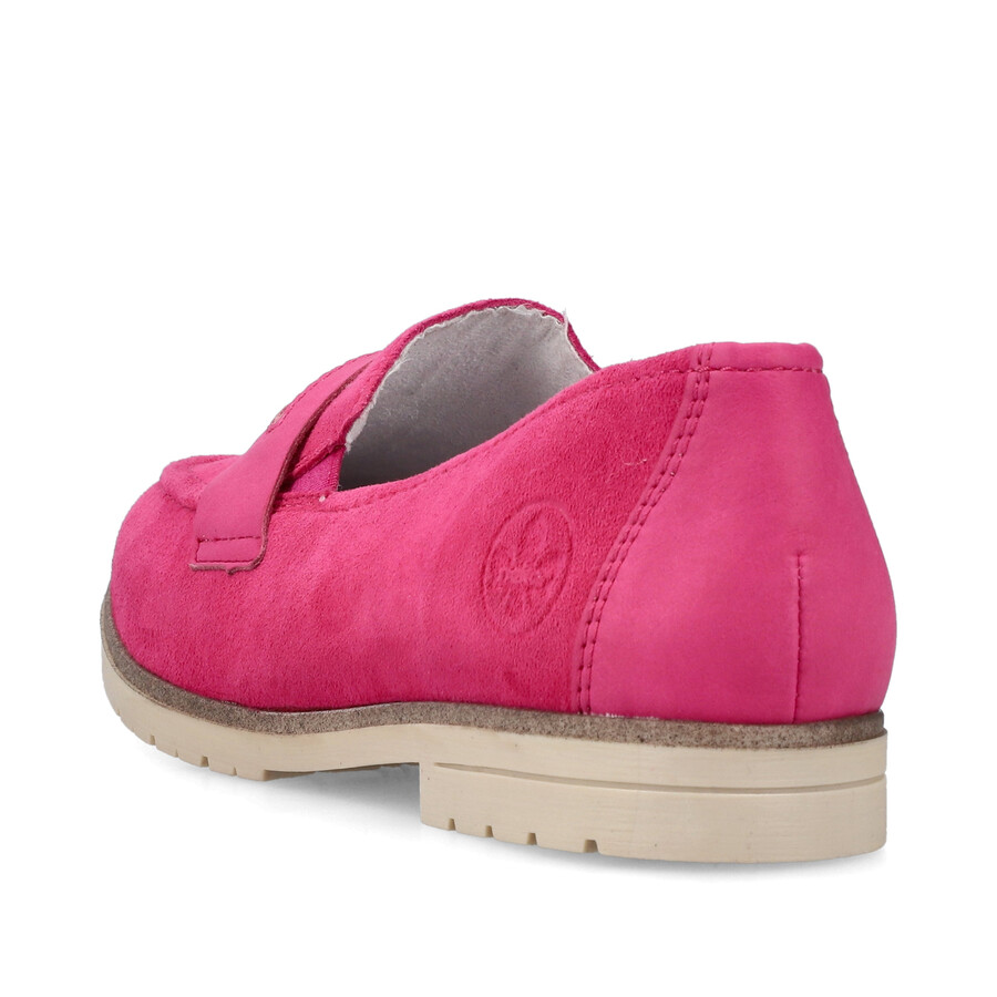 rosa elastische damenschuhe rieker 45301-31