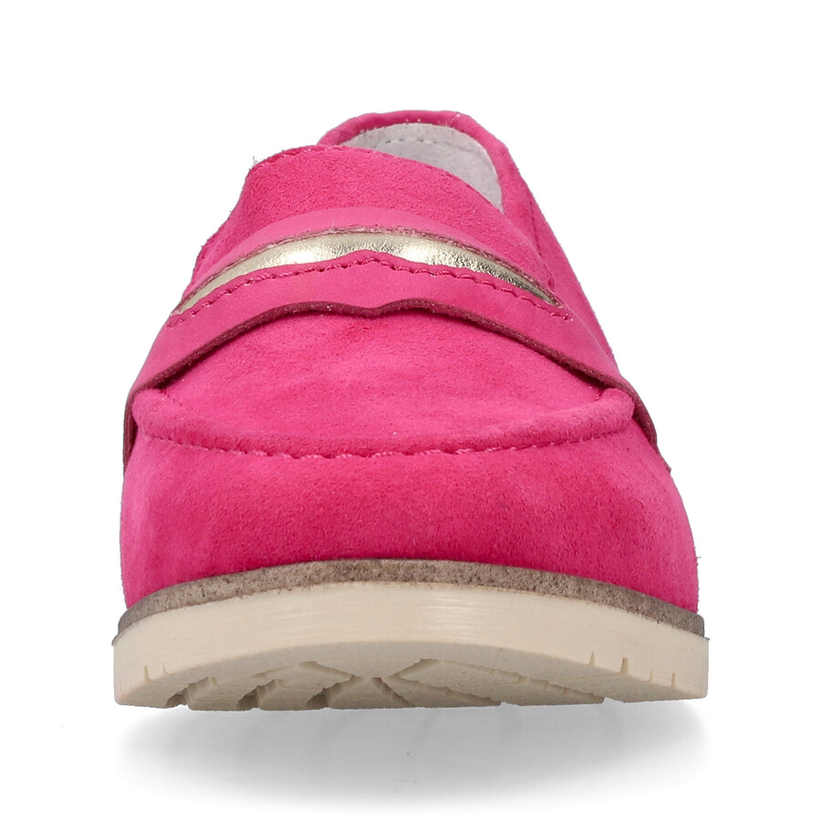 rosa elastische damenschuhe rieker 45301-31