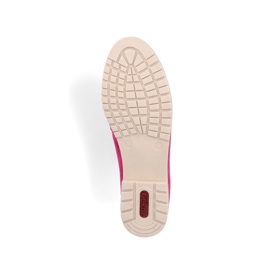 rosa elastische damenschuhe rieker 45301-31