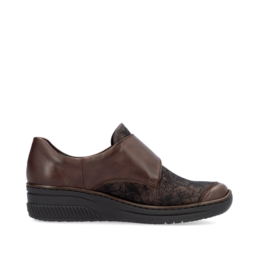 braune klettverschlussschuhe für damen rieker 487c0-25
