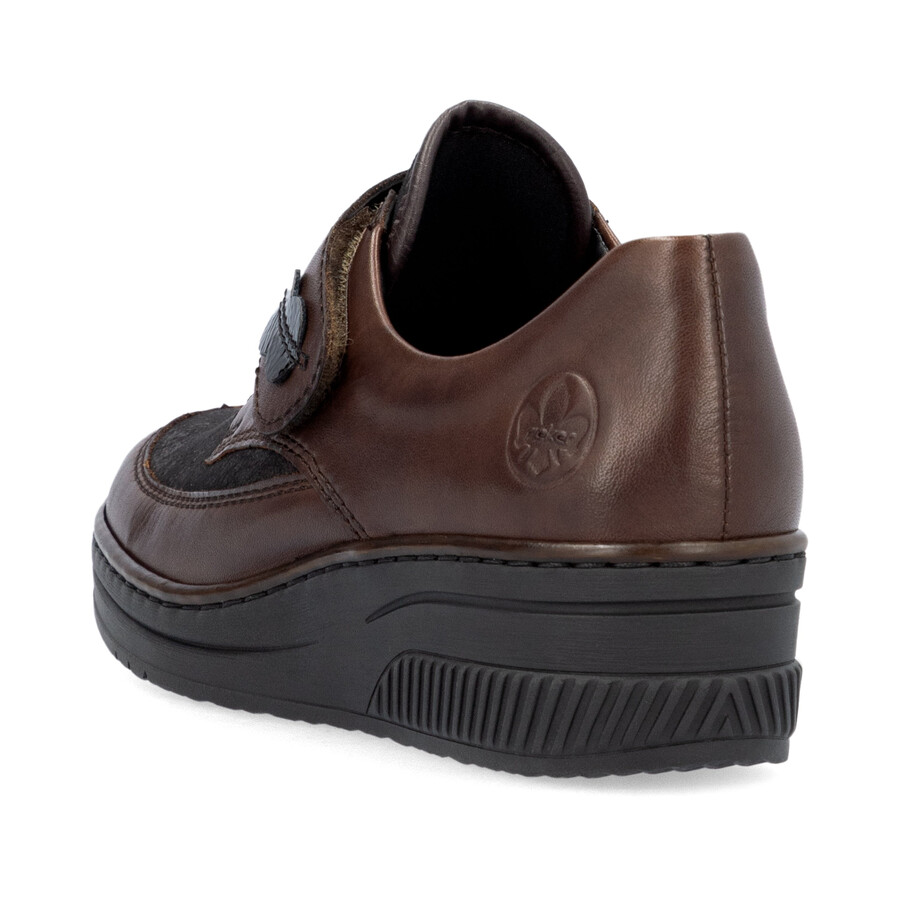 braune klettverschlussschuhe für damen rieker 487c0-25