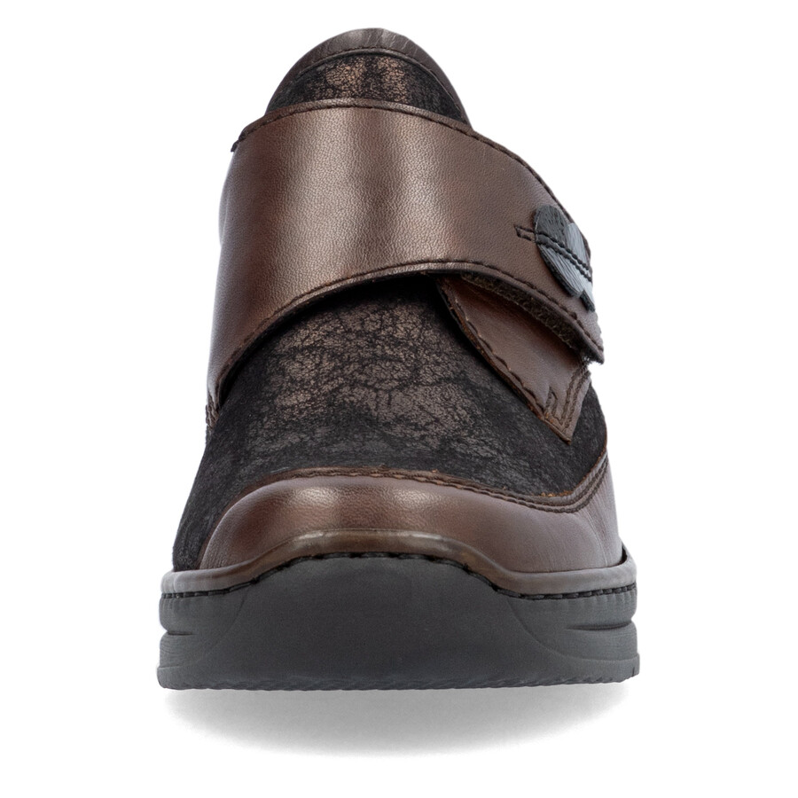 braune klettverschlussschuhe für damen rieker 487c0-25