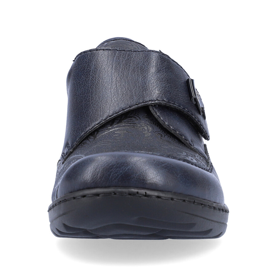 blaue klettverschlussschuhe für damen rieker 48951-14