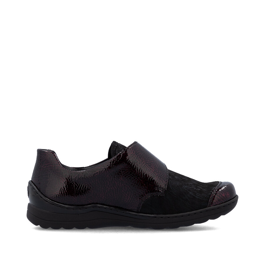 rote klettverschlussschuhe für damen rieker 48951-35