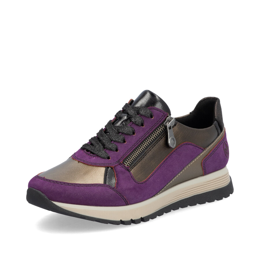 mehrzweckschuhe mit reißverschluss für damen rieker 49002-30