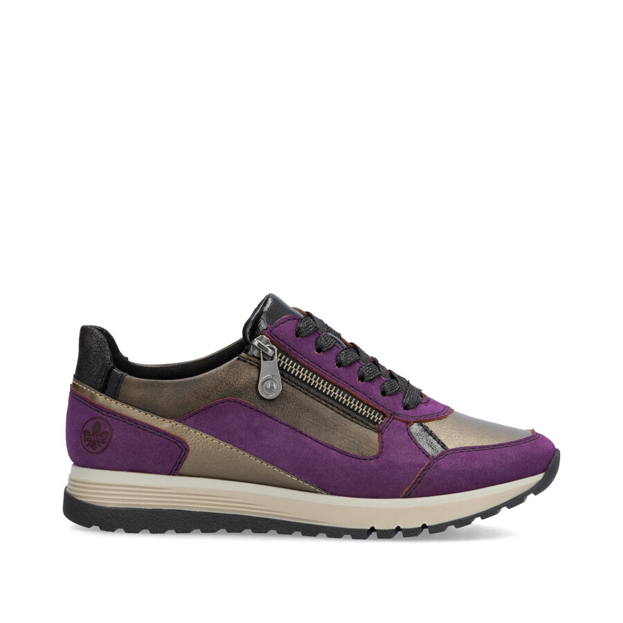 mehrzweckschuhe mit reißverschluss für damen rieker 49002-30