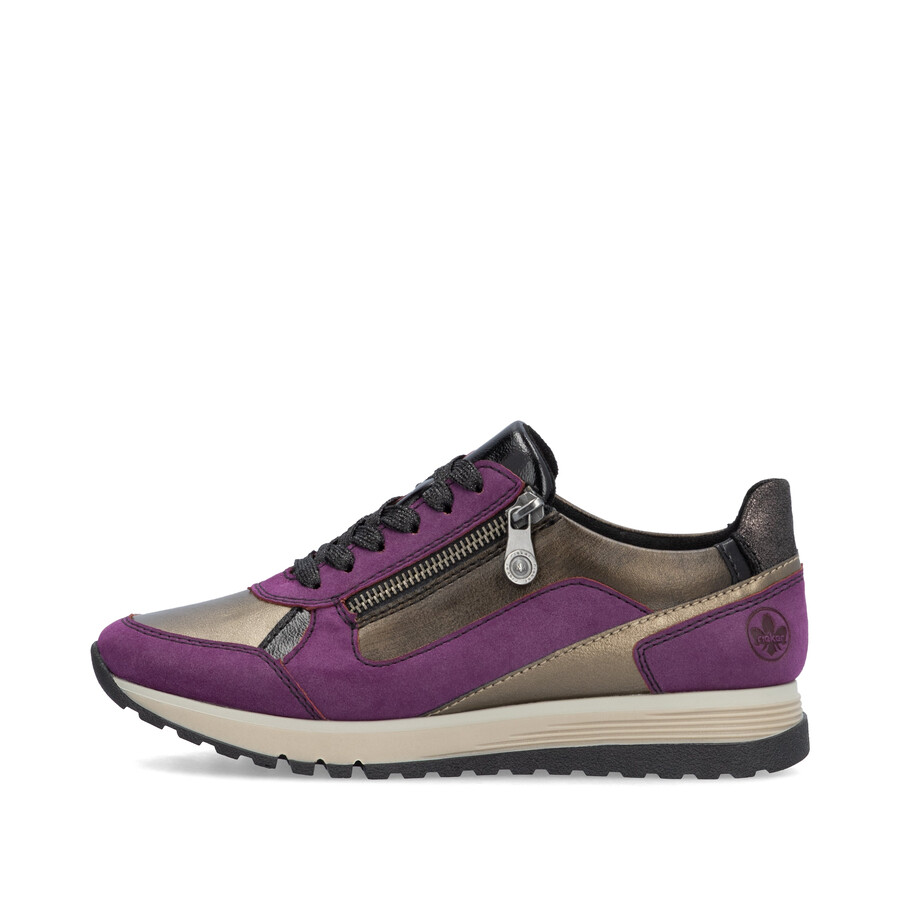 mehrzweckschuhe mit reißverschluss für damen rieker 49002-30