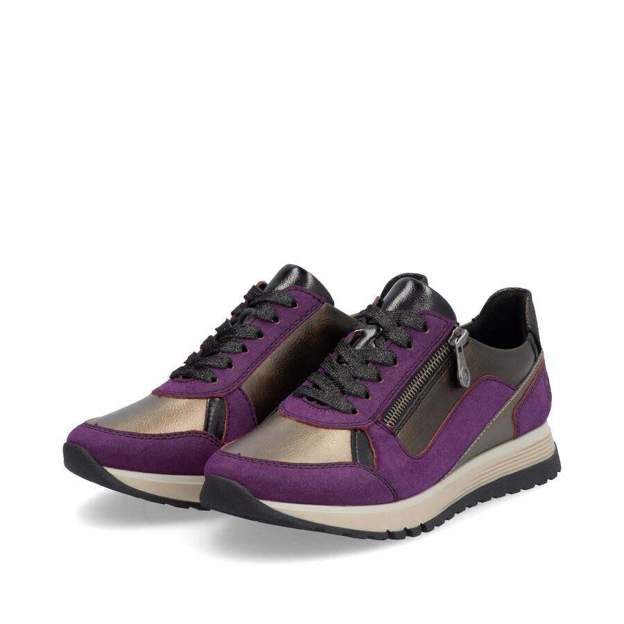 mehrzweckschuhe mit reißverschluss für damen rieker 49002-30