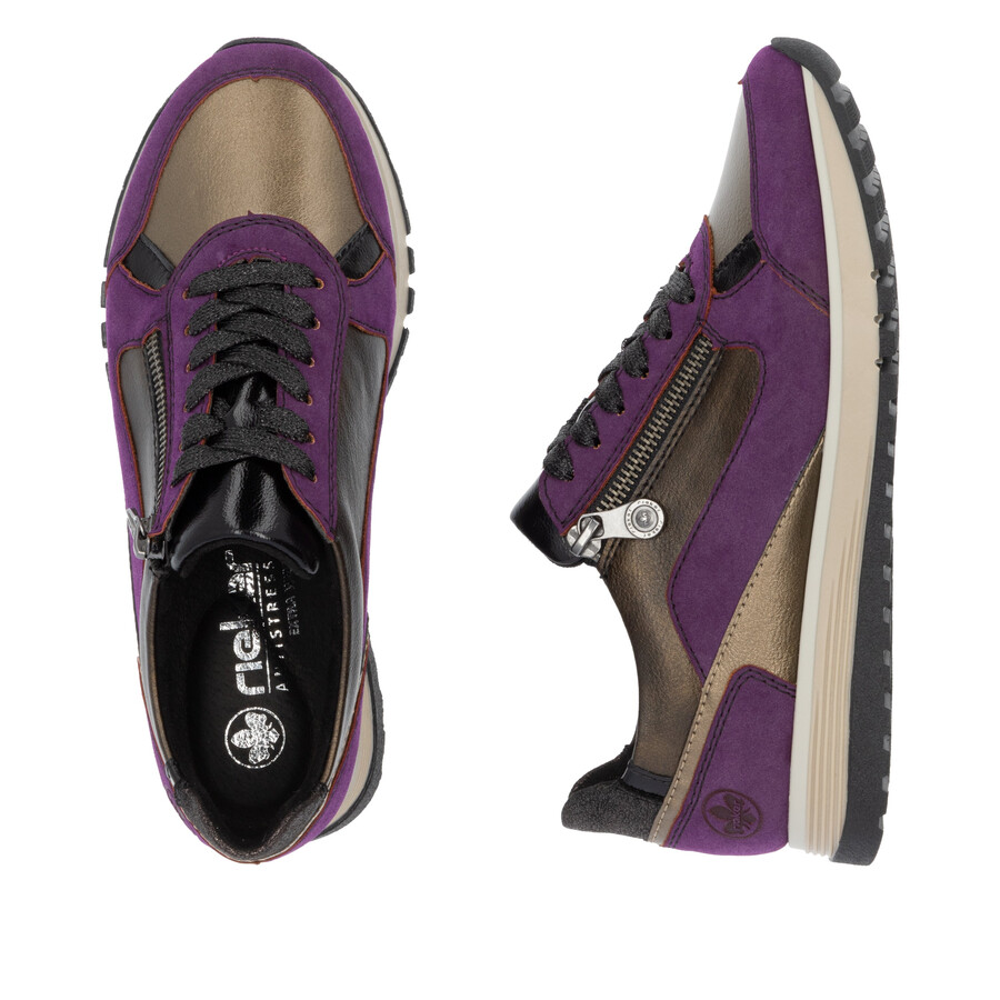 mehrzweckschuhe mit reißverschluss für damen rieker 49002-30