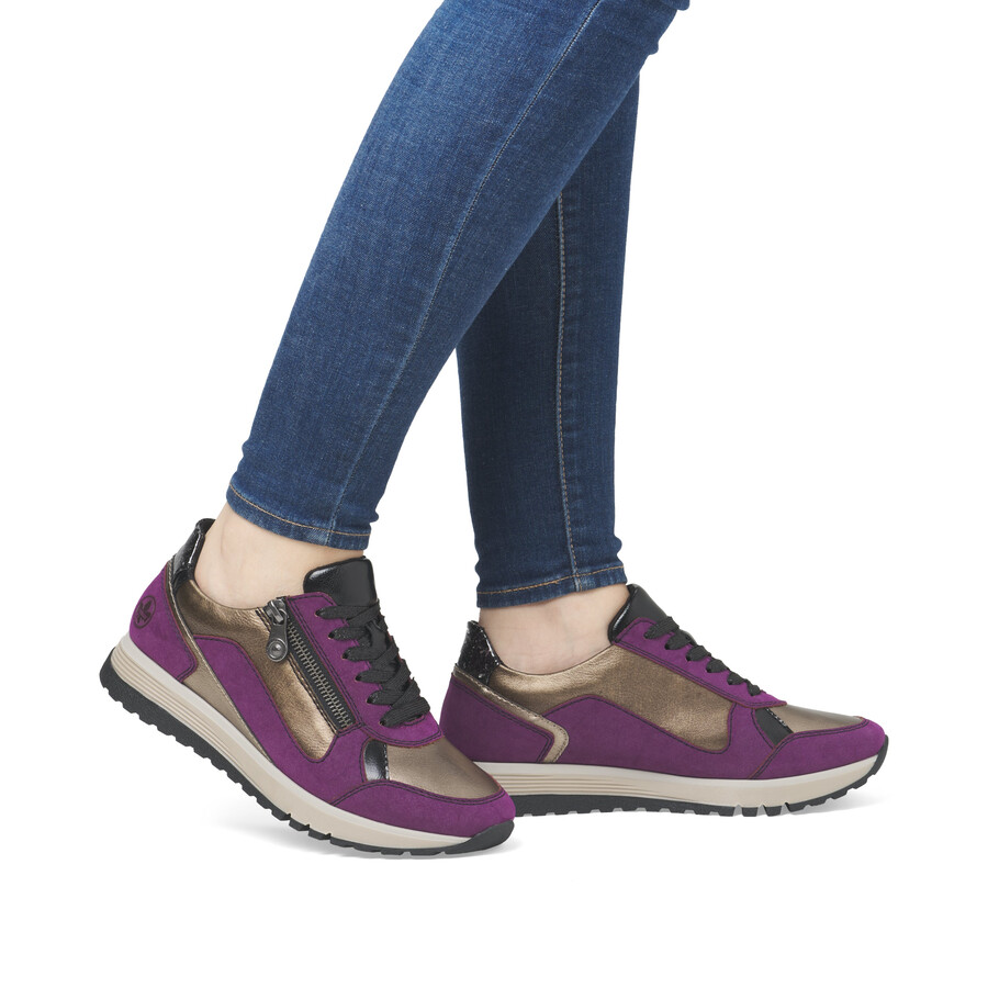mehrzweckschuhe mit reißverschluss für damen rieker 49002-30