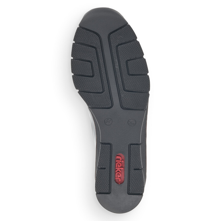 schwarze elastische damenschuhe rieker 53751-00
