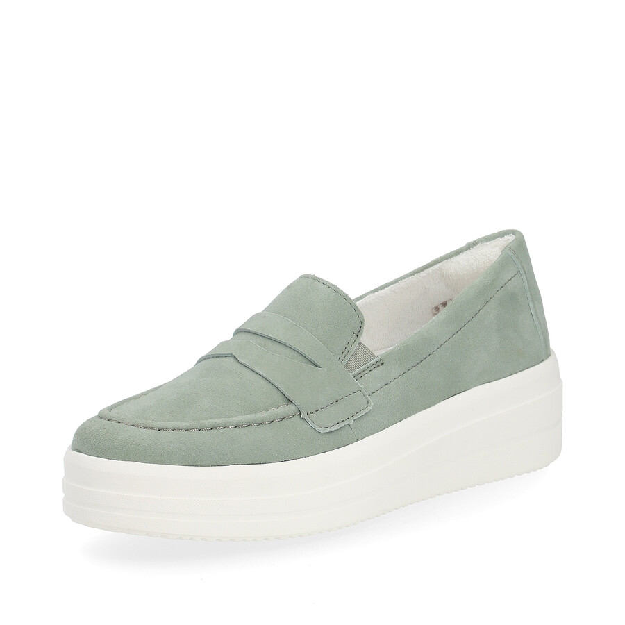 grüne elastische damenschuhe remonte d1c05-52