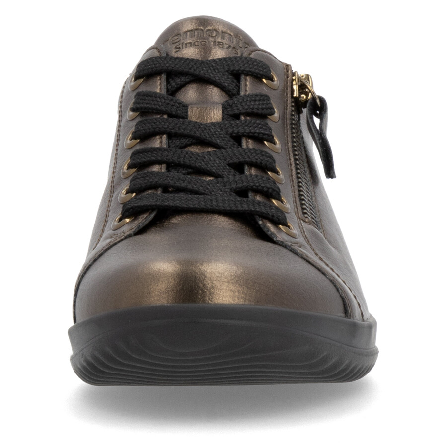 braune damenschuhe mit reißverschluss remonte d1e03-25