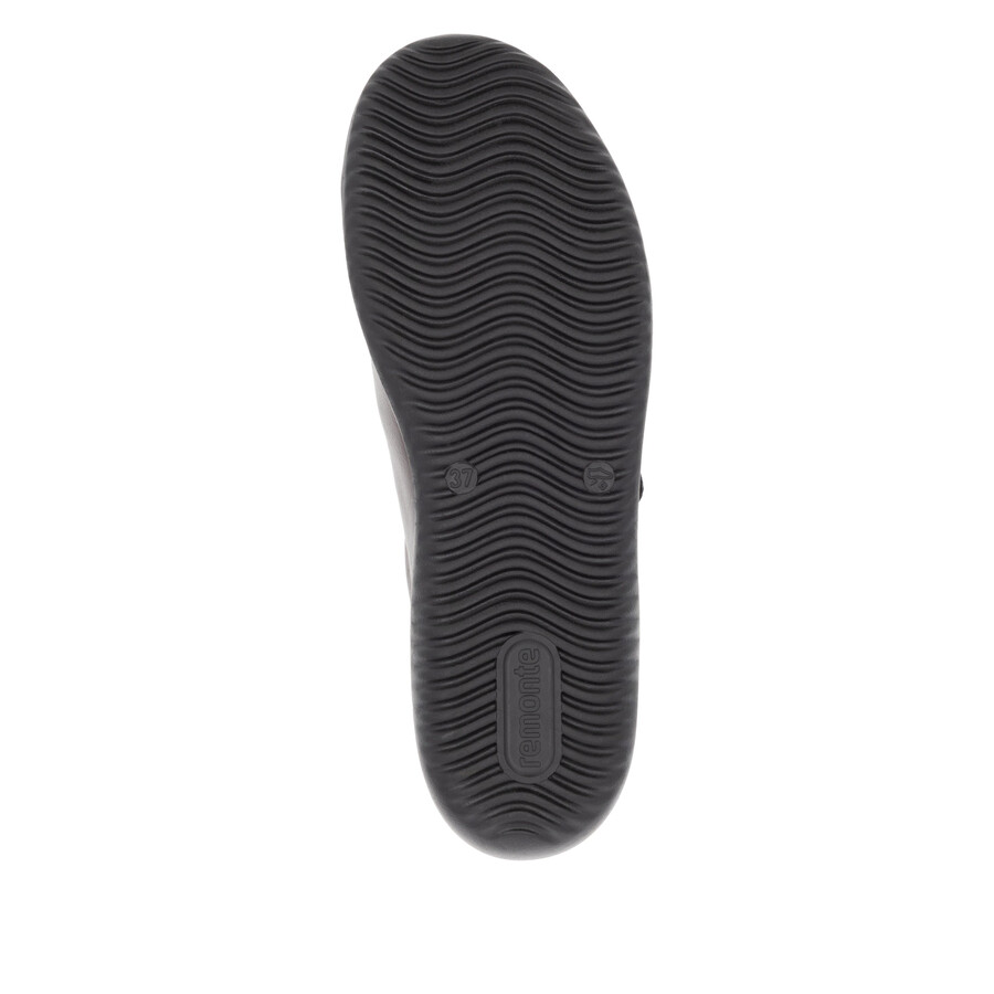 braune damenschuhe mit reißverschluss remonte d1e03-25