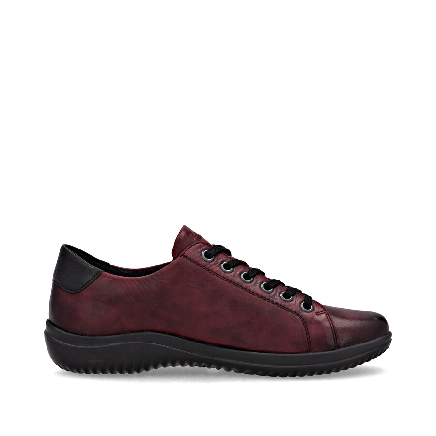 rote damenschuhe mit reißverschluss remonte d1e03-35