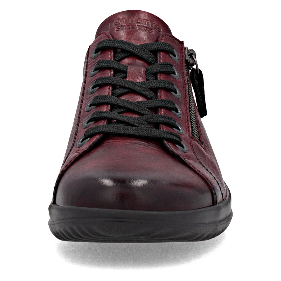 rote damenschuhe mit reißverschluss remonte d1e03-35