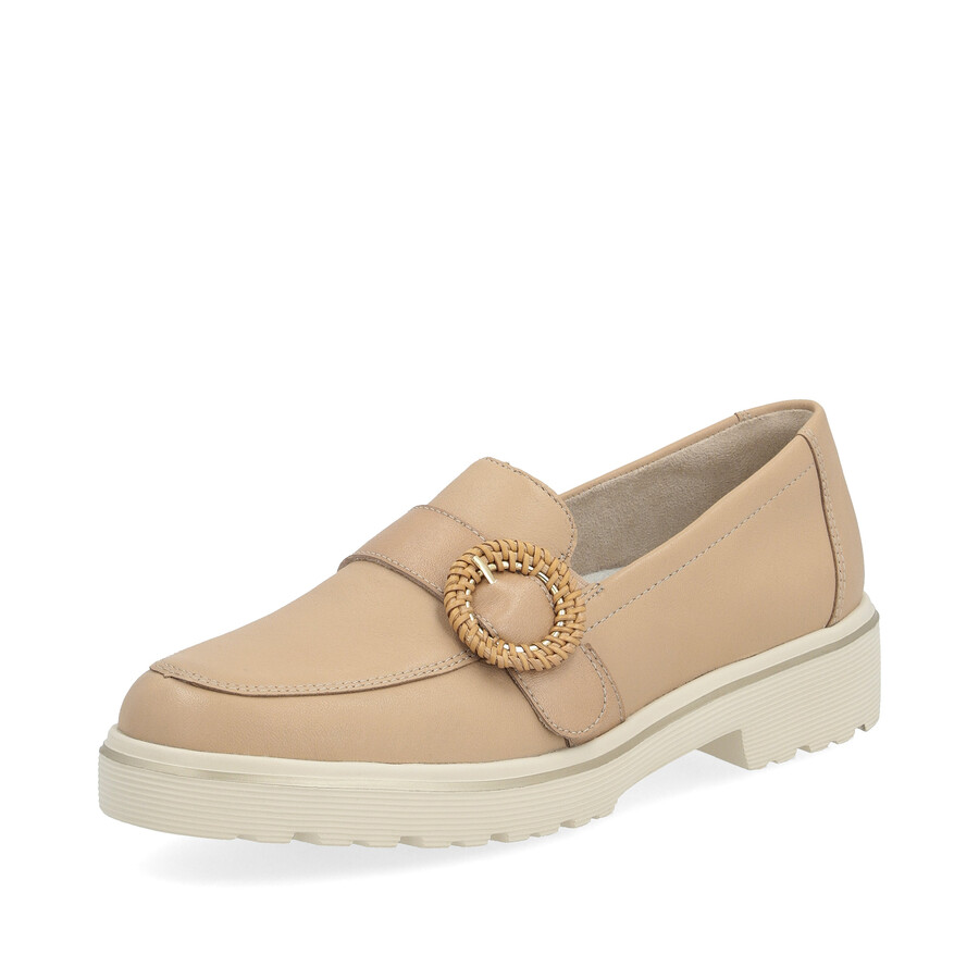 braune elastische damenschuhe remonte d1h00-20