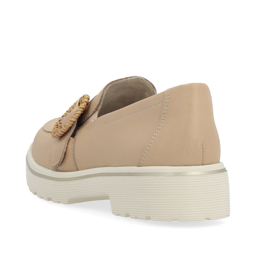 braune elastische damenschuhe remonte d1h00-20