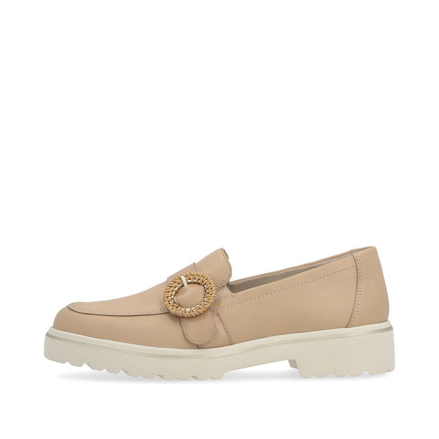 braune elastische damenschuhe remonte d1h00-20