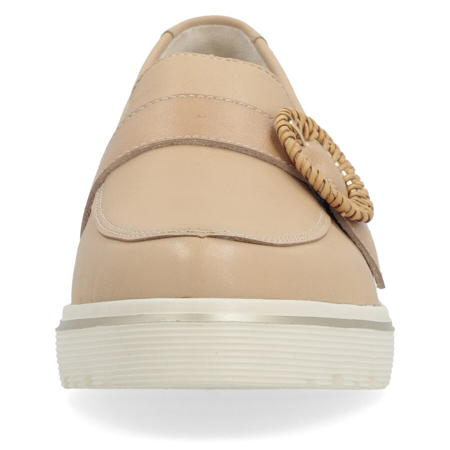 braune elastische damenschuhe remonte d1h00-20