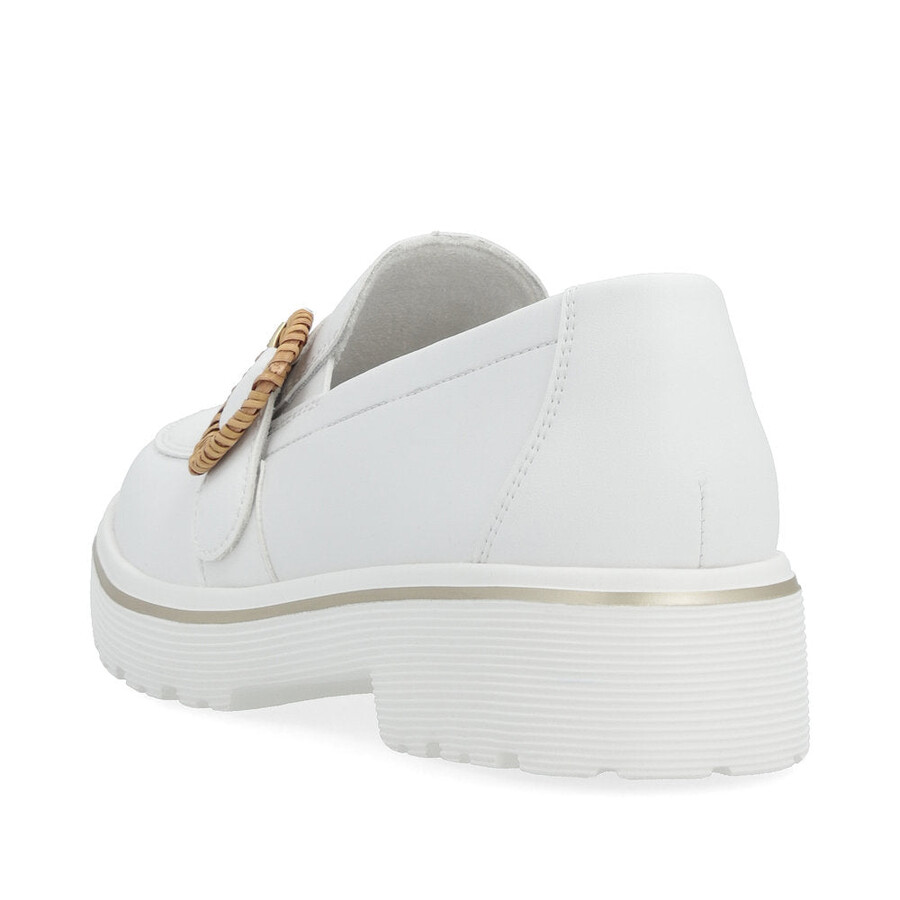 weiße elastische damenschuhe remonte d1h00-80