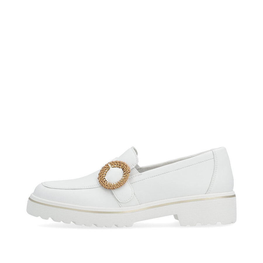 weiße elastische damenschuhe remonte d1h00-80