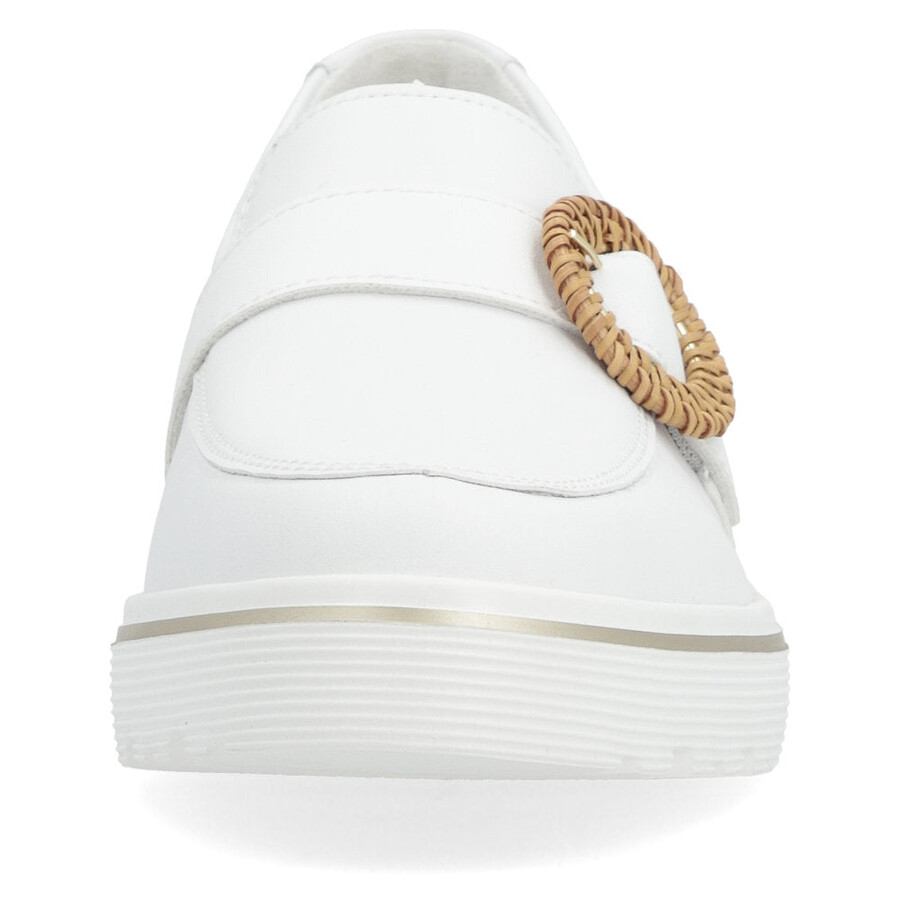 weiße elastische damenschuhe remonte d1h00-80