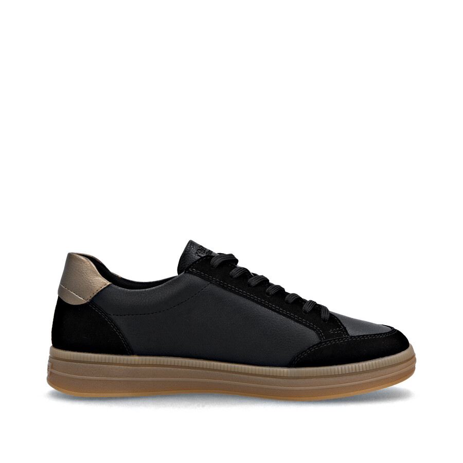 schwarze damenschuhe mit reißverschluss remonte d2c04-03