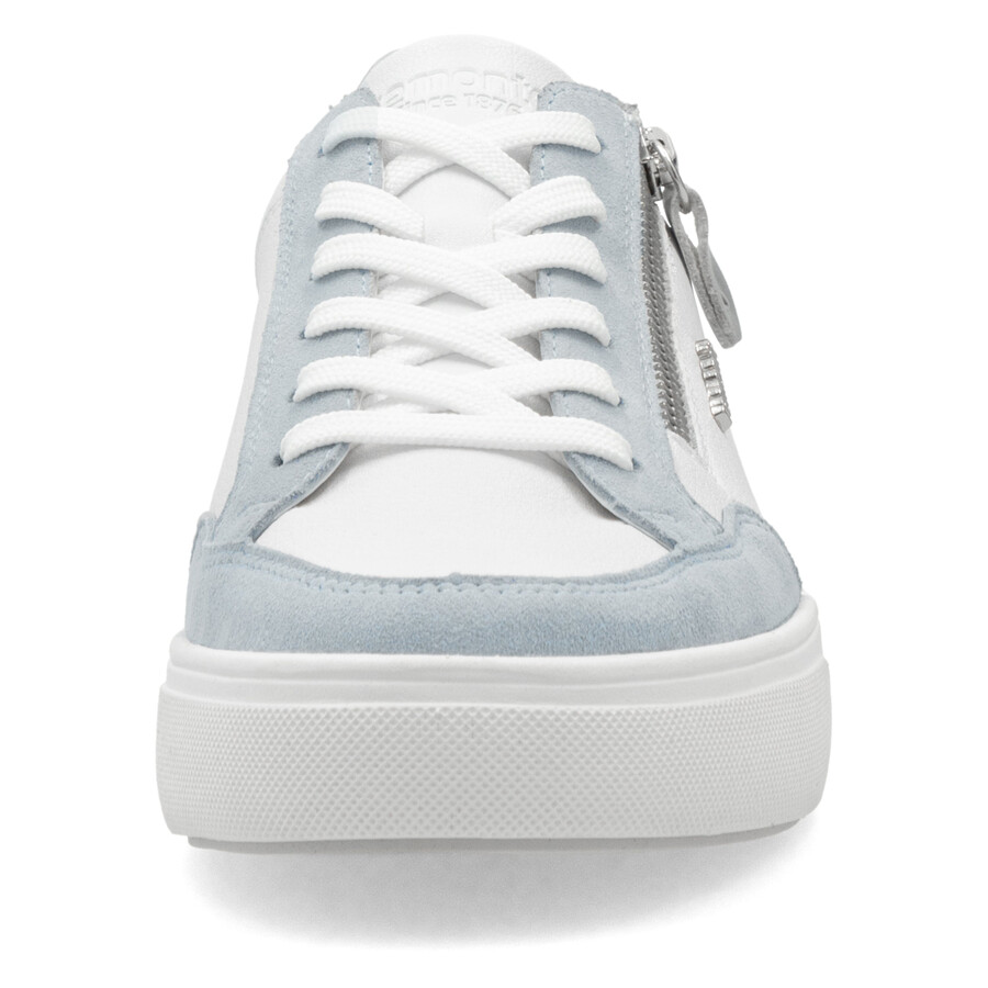 weiße damenschuhe mit reißverschluss remonte d2j01-80