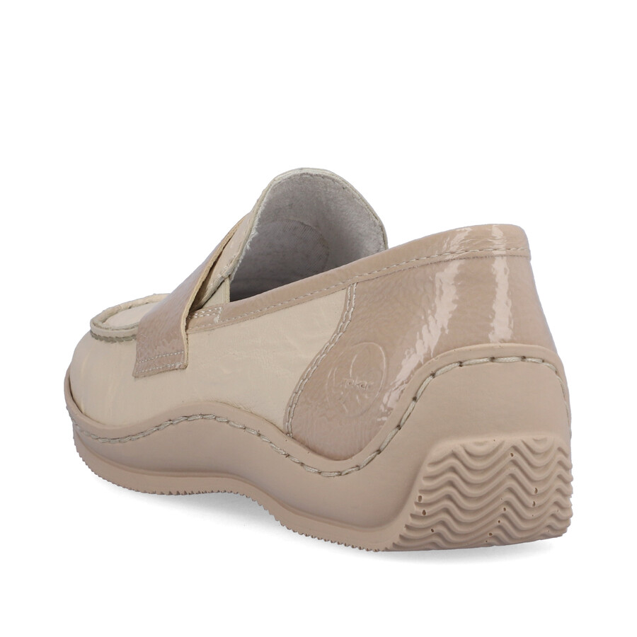 beige slipper für damen rieker l1752-60