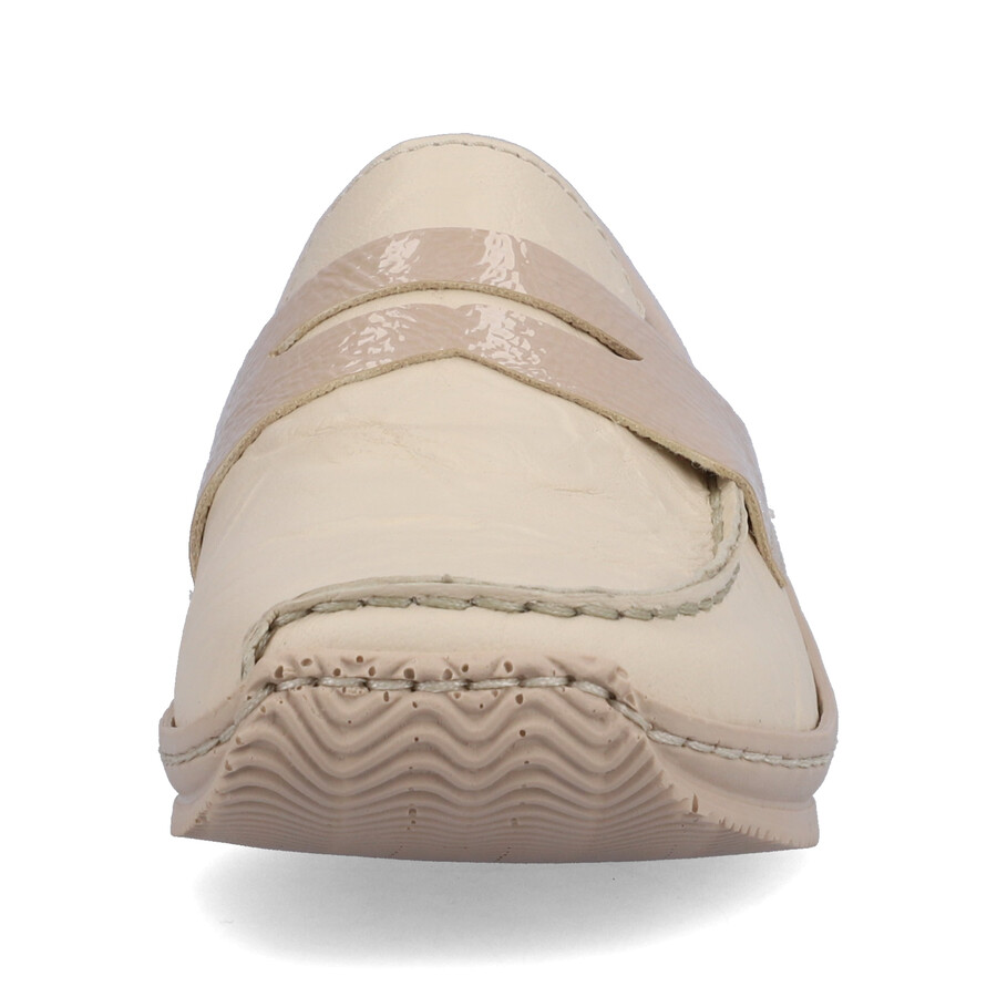 beige slipper für damen rieker l1752-60