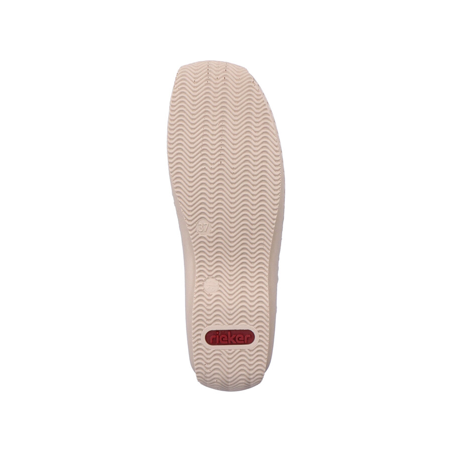 beige slipper für damen rieker l1752-60