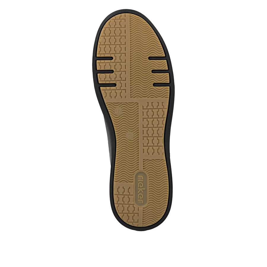 braune damenschuhe mit reißverschluss rieker m7711-25