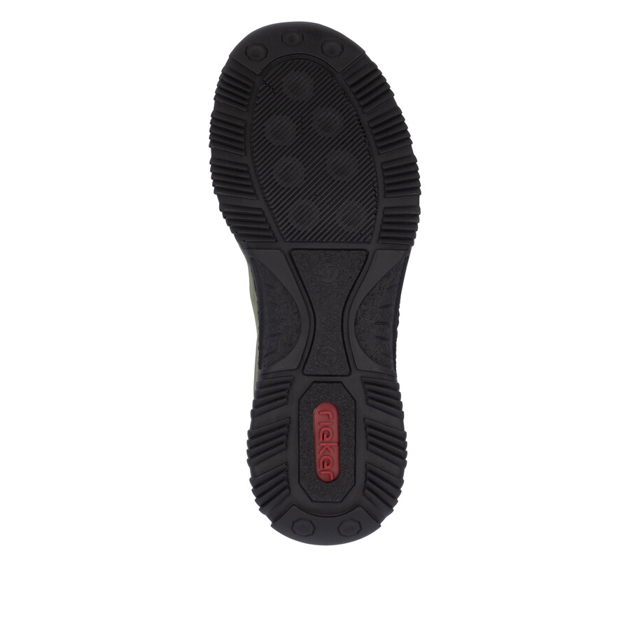 grüne elastische damenschuhe rieker n3267-54