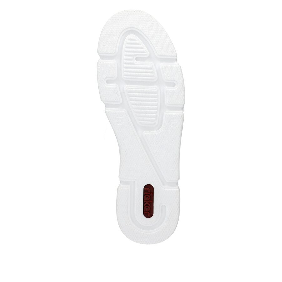 blaue elastische damenschuhe rieker n5956-14