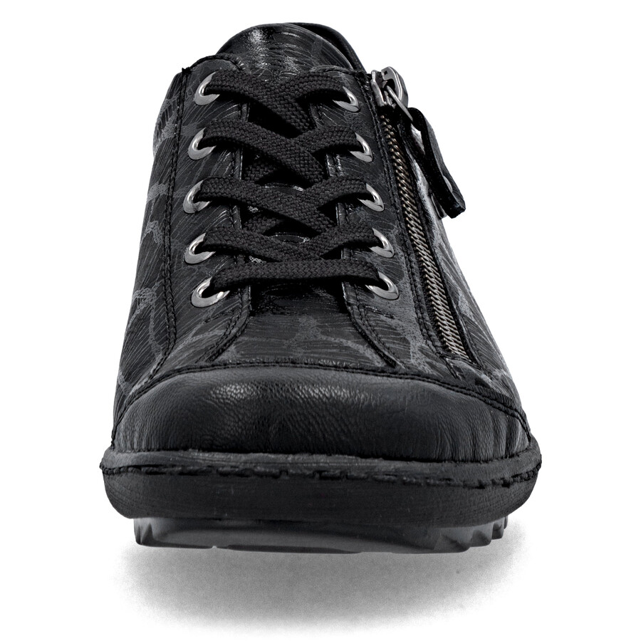 schwarze damenschuhe mit reißverschluss remonte r1402-00
