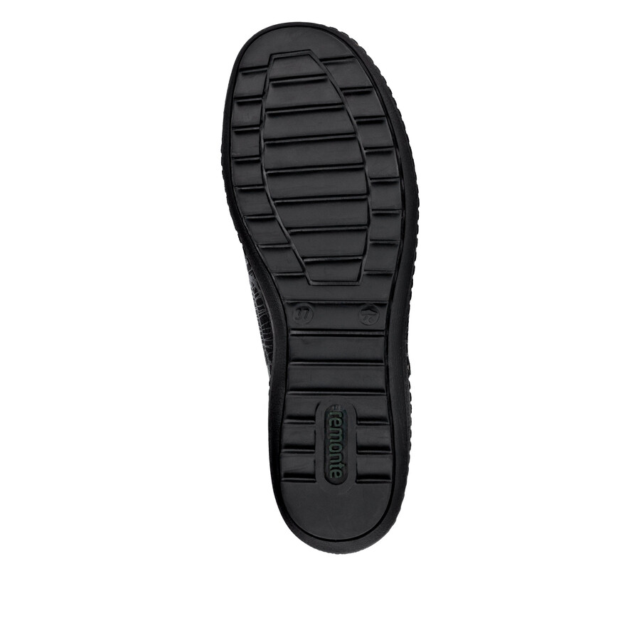 schwarze damenschuhe mit reißverschluss remonte r1402-00