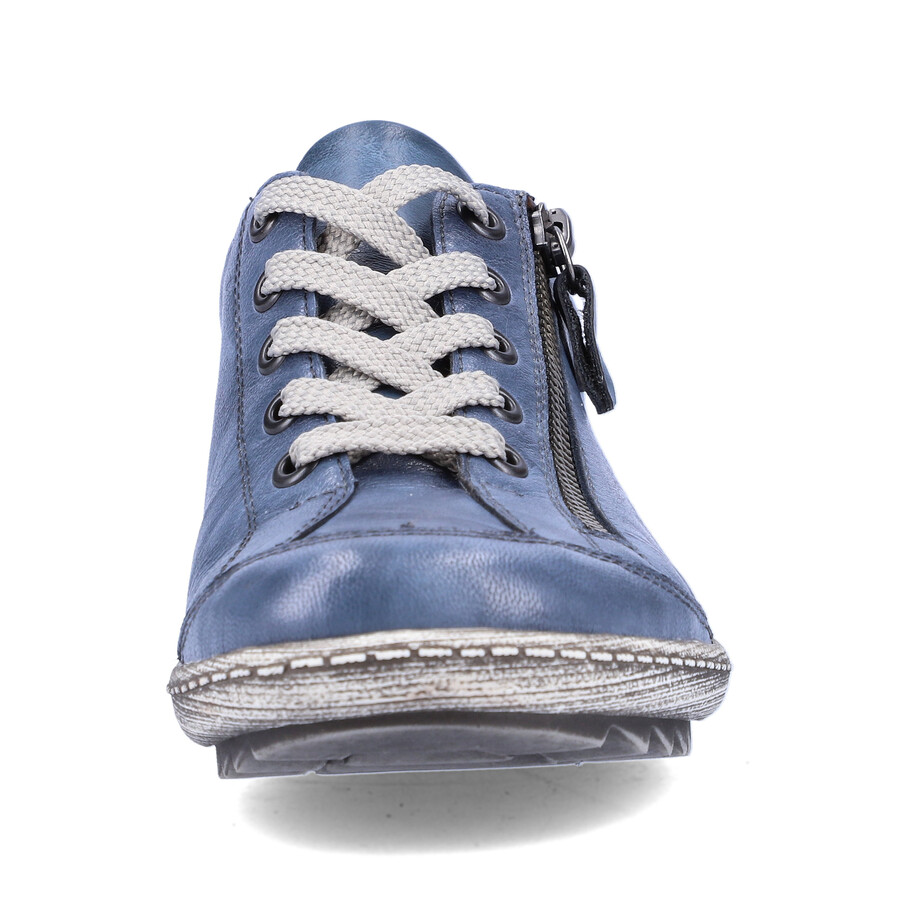 blaue damenschuhe mit reißverschluss remonte r1402-15