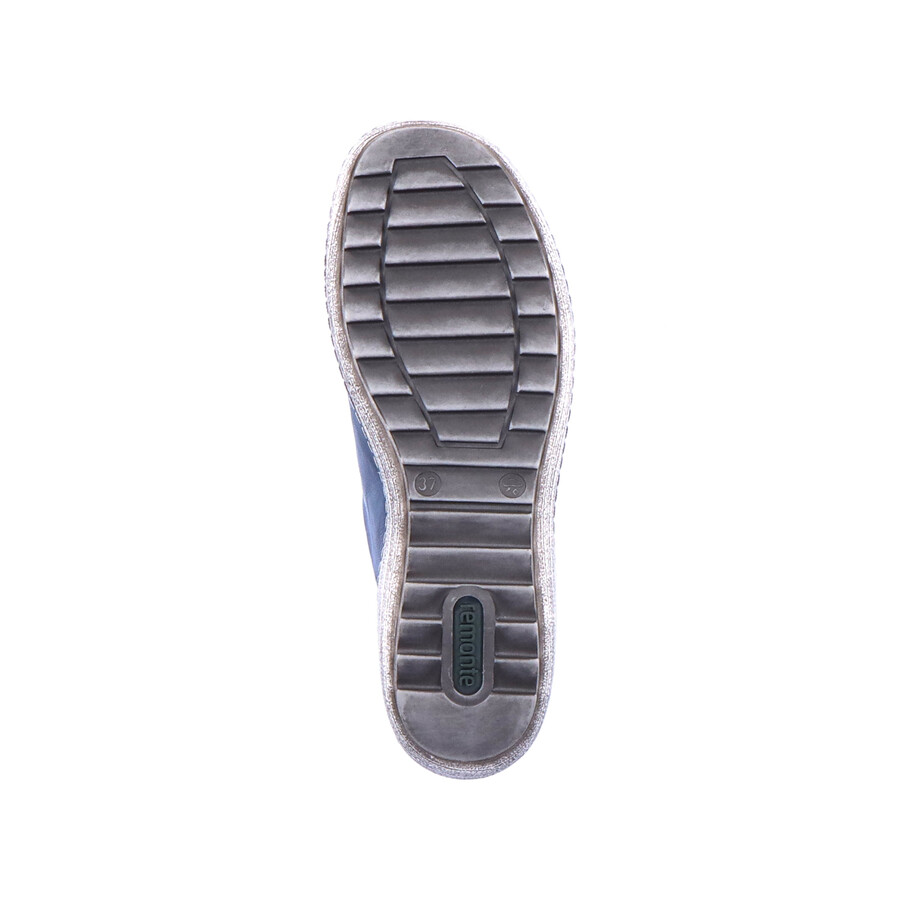 blaue damenschuhe mit reißverschluss remonte r1402-15